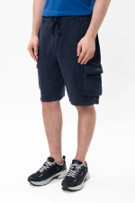 Шорты карго муж. AERONAUTICA 254 синие