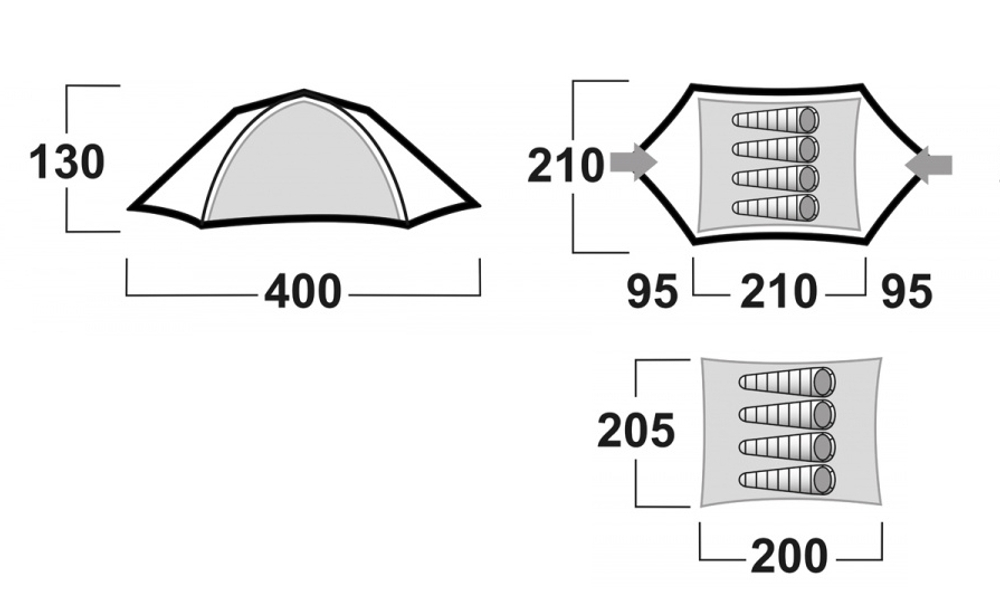 Палатка Husky Boyard 4 Plus