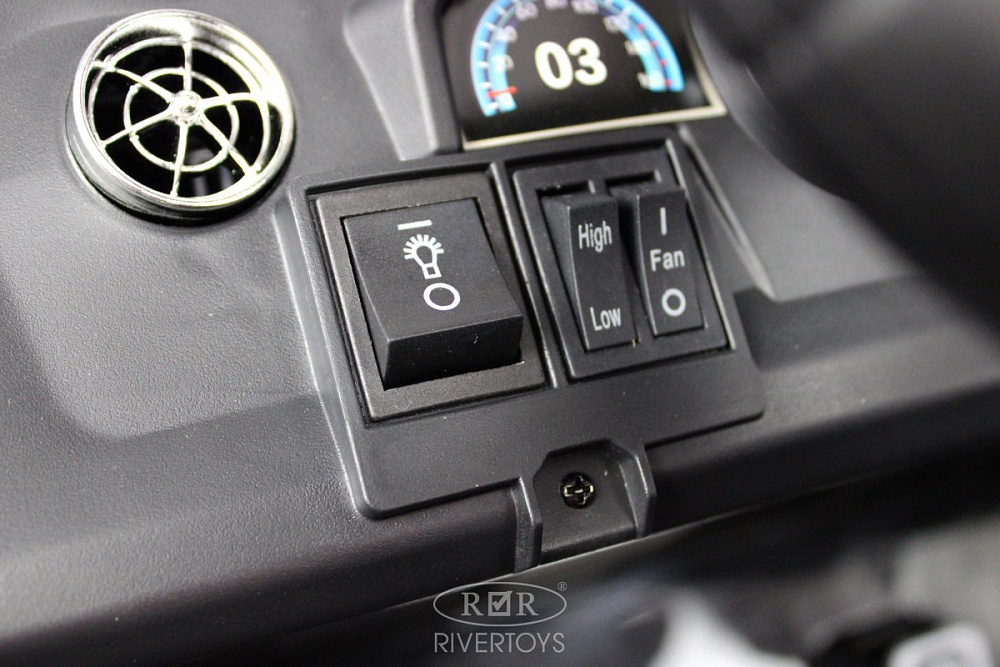 Детский электромобиль RiverToys A707AA LUX 4WD синий Spider