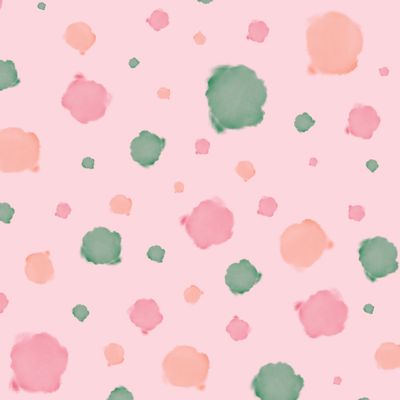 Розовые акварельные пятна