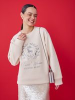 СВИТШОТ UNIVERSITY PASTEL BEIGE