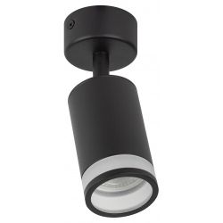 Светильник настенно-потолочный спот ЭРА OL23 BK MR16/GU10, черный