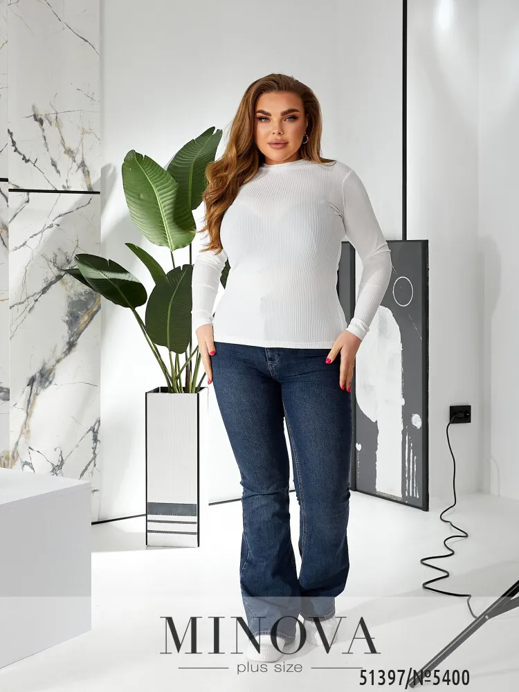 Водолазка 5400-молочный Minova