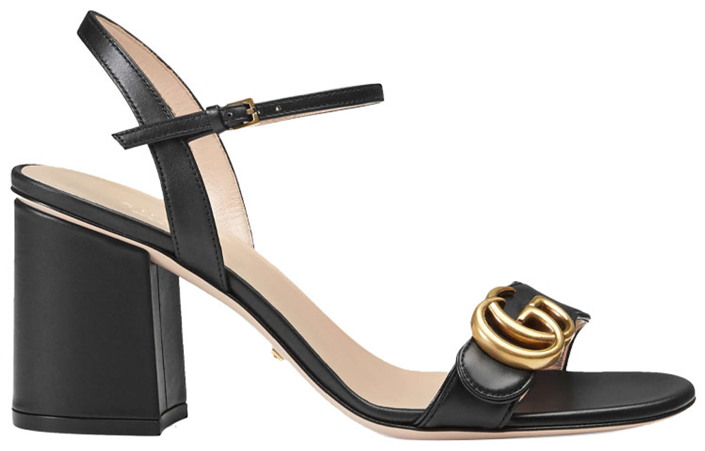 GUCCI Marmont 75mm Leather Sandals