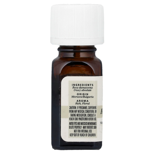 Aura Cacia, 100 % чистое эфирное масло, розовый абсолют, 3,7 мл (0,125 жидкой унции)