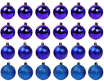 Набор шаров 24шт 6см синий SYQA-012103-B
