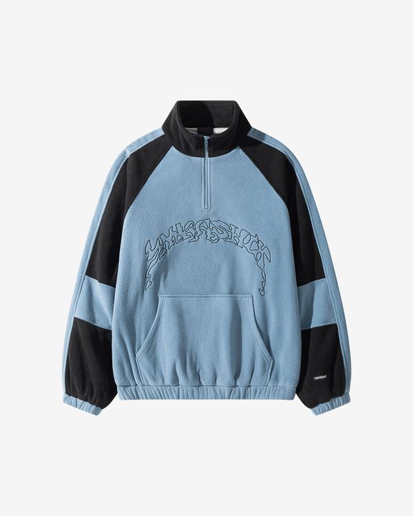 Толстовка Turbo fleece пыльно-синий/черный - фото 2