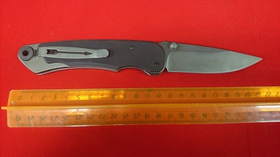 Складной нож скл. Spartan Blades Akribis Folder SB/SF1MGDEGB c клинком из стали CPM-S35VN, рукоять титан / G10