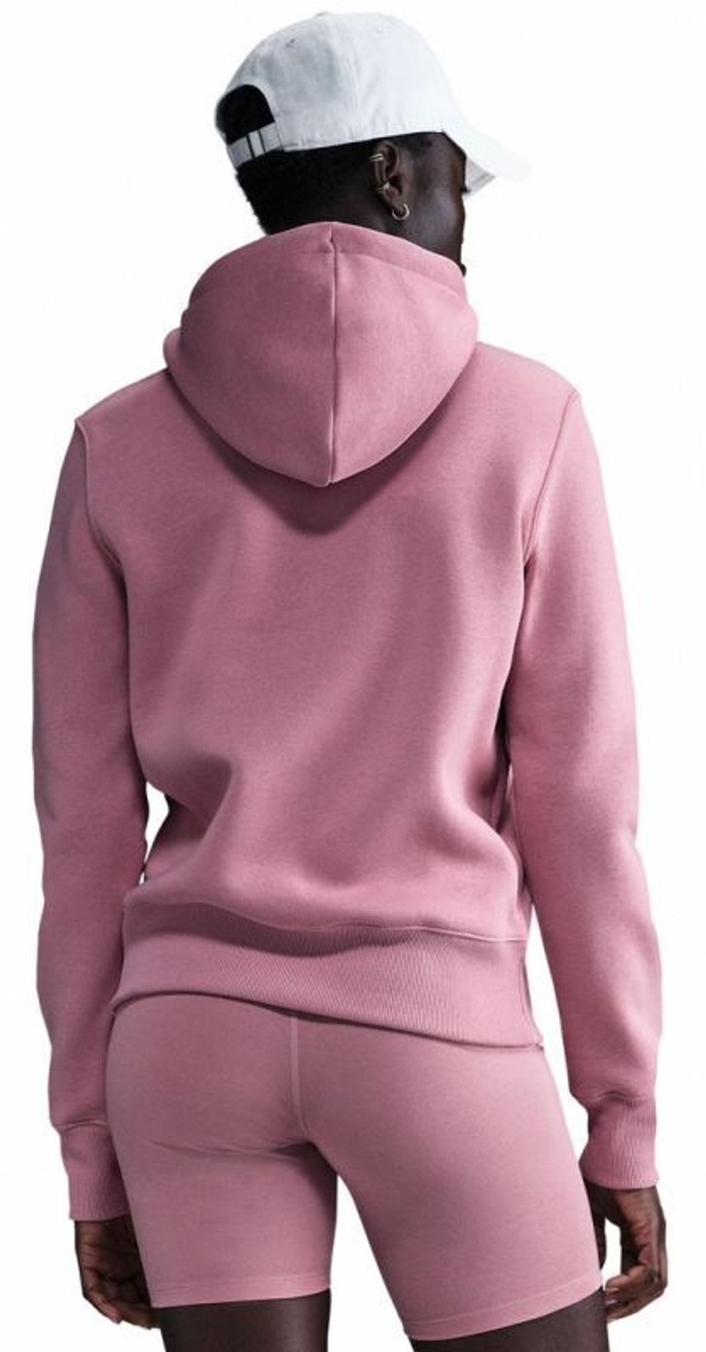 Женская Кофта теннисная Nike Sportwear Phoenix Fleece - Розовый