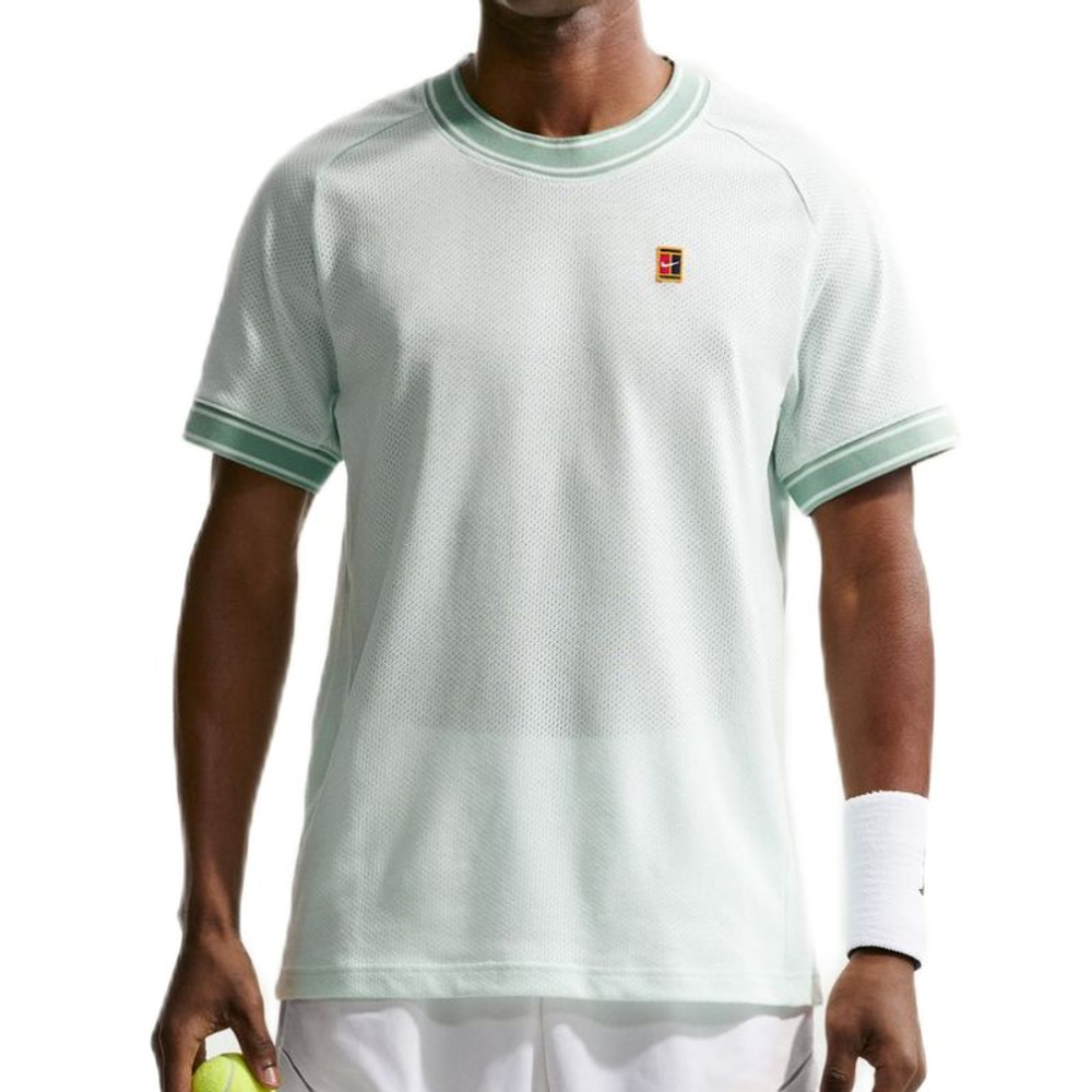 Теннисная футболка Nike Court Heritage Tennis - barely green