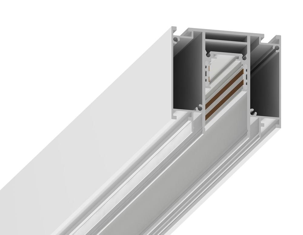 Шинопровод низковольтный встраиваемый в натяжной потолок Magnetic GL3261 WH белый 3000*62.72*53.15