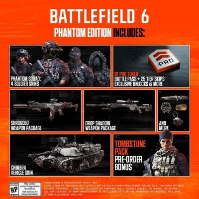 Игра Battlefield 6 Phantom Edition (Английская версия) для PlayStation 5