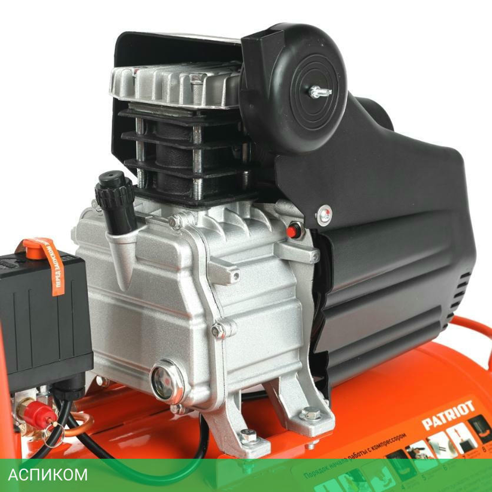 Компрессор Patriot EURO 50-260K оранжевый (525306316)