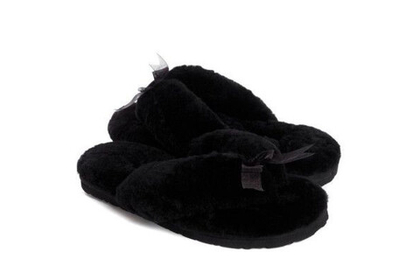 UGG Fluff Flip Flop II Black