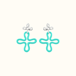Серьги Outline Emerald