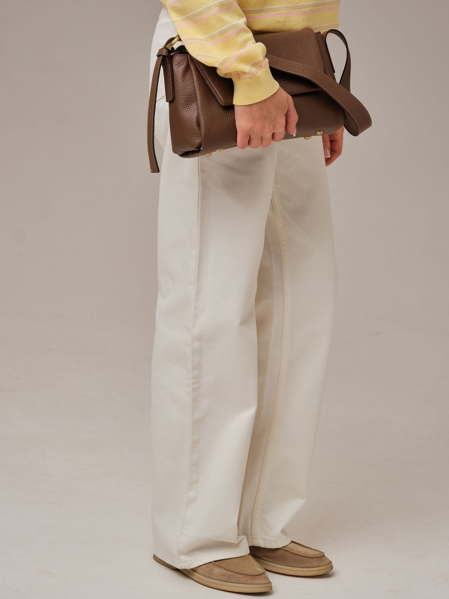 Кожаная сумка Nova DBR 31391 коричневый какао