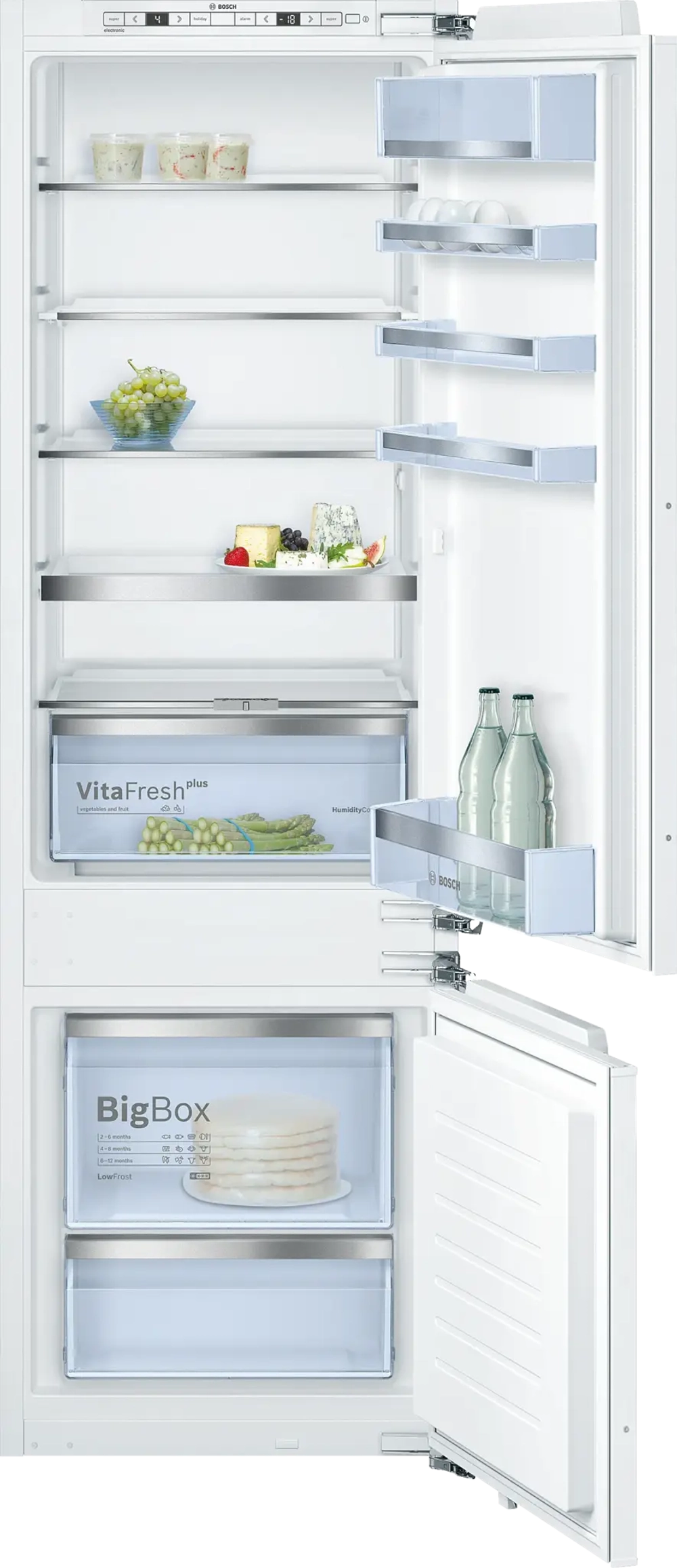 Встраиваемый двухкамерный холодильник Bosch KIS87AF30R