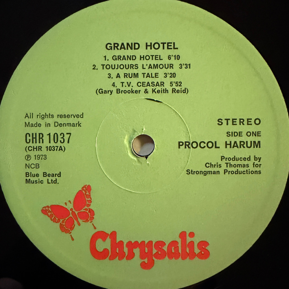 Procol Harum - Grand Hotel (Дания 1973г.)