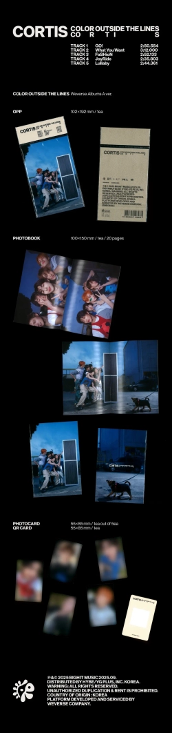 Альбом CORTIS - COLOR OUTSIDE THE LINES [Weverse Albums ver.]