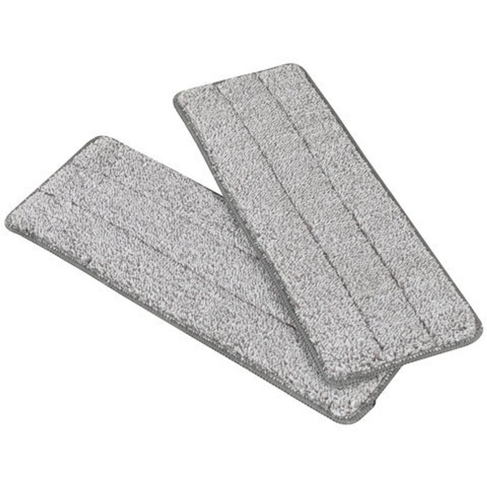 Насадки МОП для швабры (кармашки с 1-й стороны) КОМПЛЕКТ 2 шт., микрофибра, 33х12,5 см, LAIMA, 608143