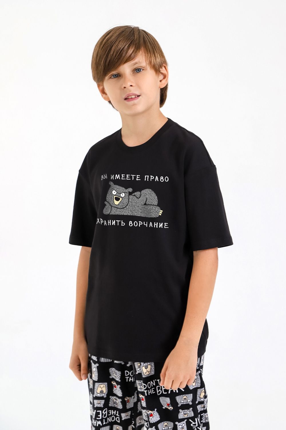 Костюм для мальчика Потап-1 Виотекс ЧЁРНЫЙ