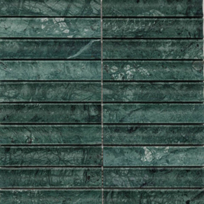 Мозаика PIX344 Spider Green Concave (чип3х15.1) Матовая