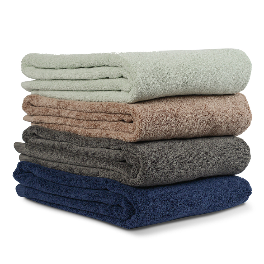 Полотенце 90х150 Tkano Essential коричневое