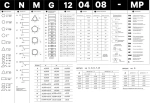Пластина сменная WNMG080404 RS LF9018 (1 шт.) Deskar