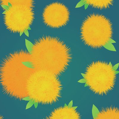 Пушистые одуванчики