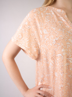 Женская персиковая сорочка (Арт. 5060SDX)