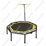 Каркасный батут с Т-образной ручкой, желтый, диаметр 4 фт, восьмиугольный