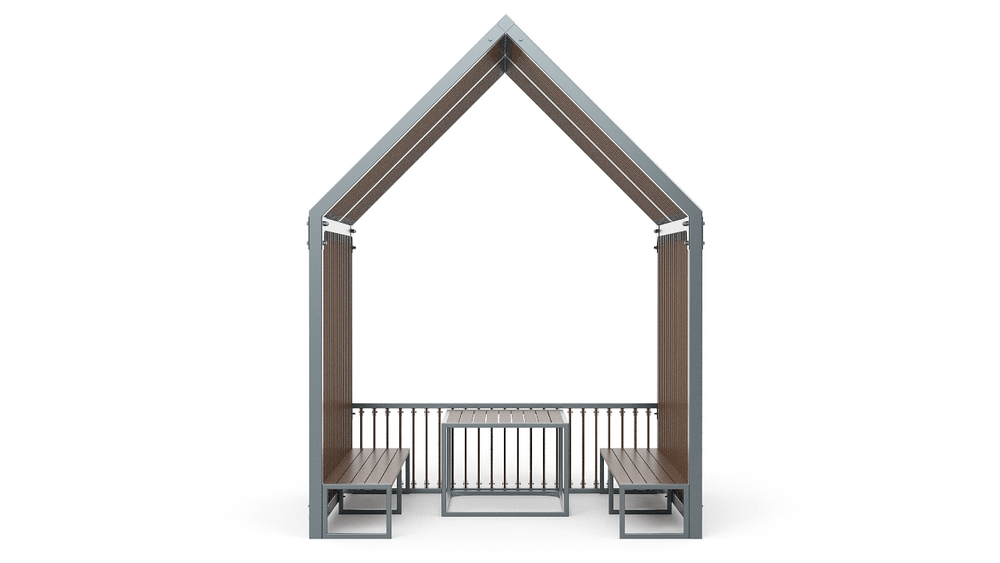 Скамейка с навесом SK00165