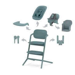 Стульчик Cybex Lemo 4-in-1 Set Stone Blue
