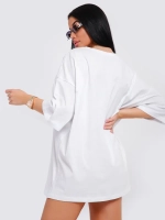 Футболка женская оверсайз принт