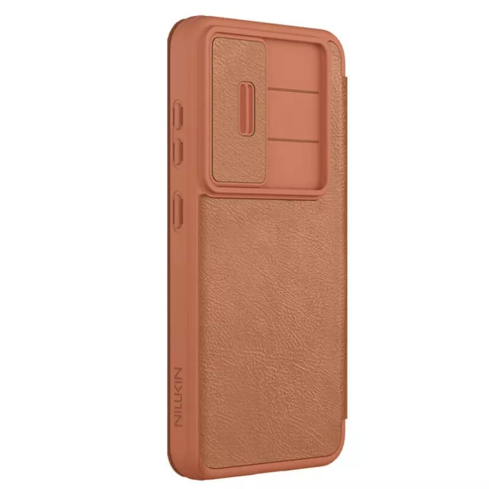 Кожаный чехол-книжка Nillkin Leather Qin Pro для Samsung Galaxy S25