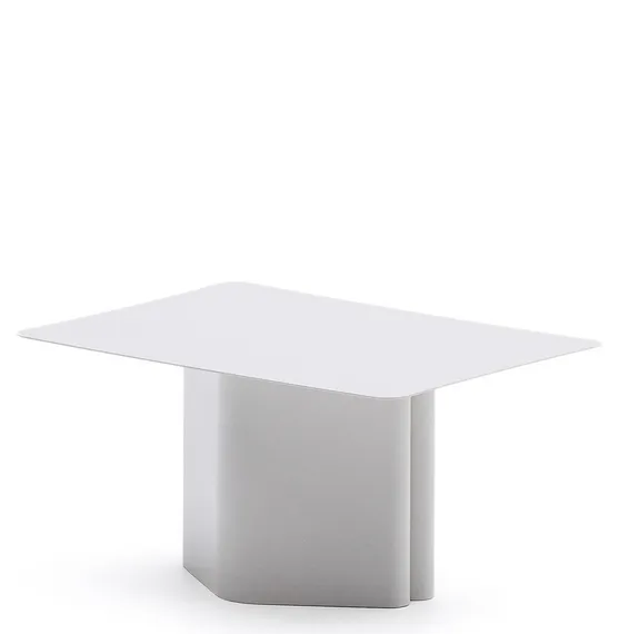 Журнальный столик Arvin 70x52х55 см, серый металл