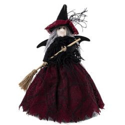 GAEM Изделие декоративное подвесное "Баба Яга", L17 W11 H28 см, 4в.