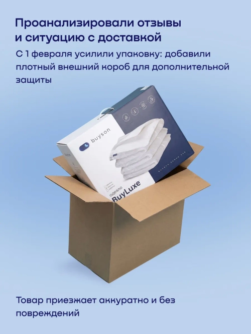 Одеяло с тканью Outlast и бамбуком BuyLuxe