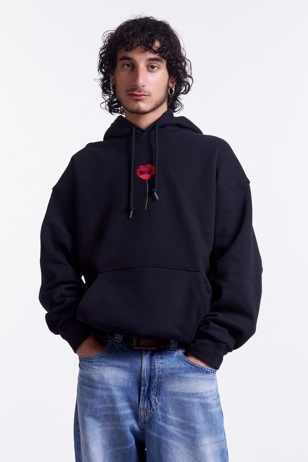 Худи Мак Warm со шнурком в поясе черный - фото 5