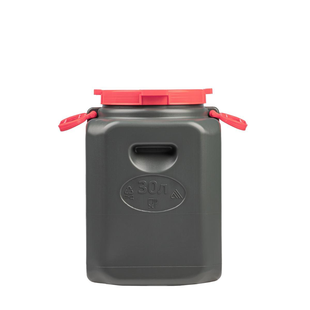 Канистра-Бочка 30л. "Альтернатива" Серая