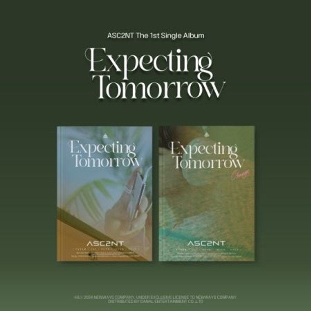 Альбом ASC2NT - EXPECTING TOMORROW 1st Single Album 2 Version SET