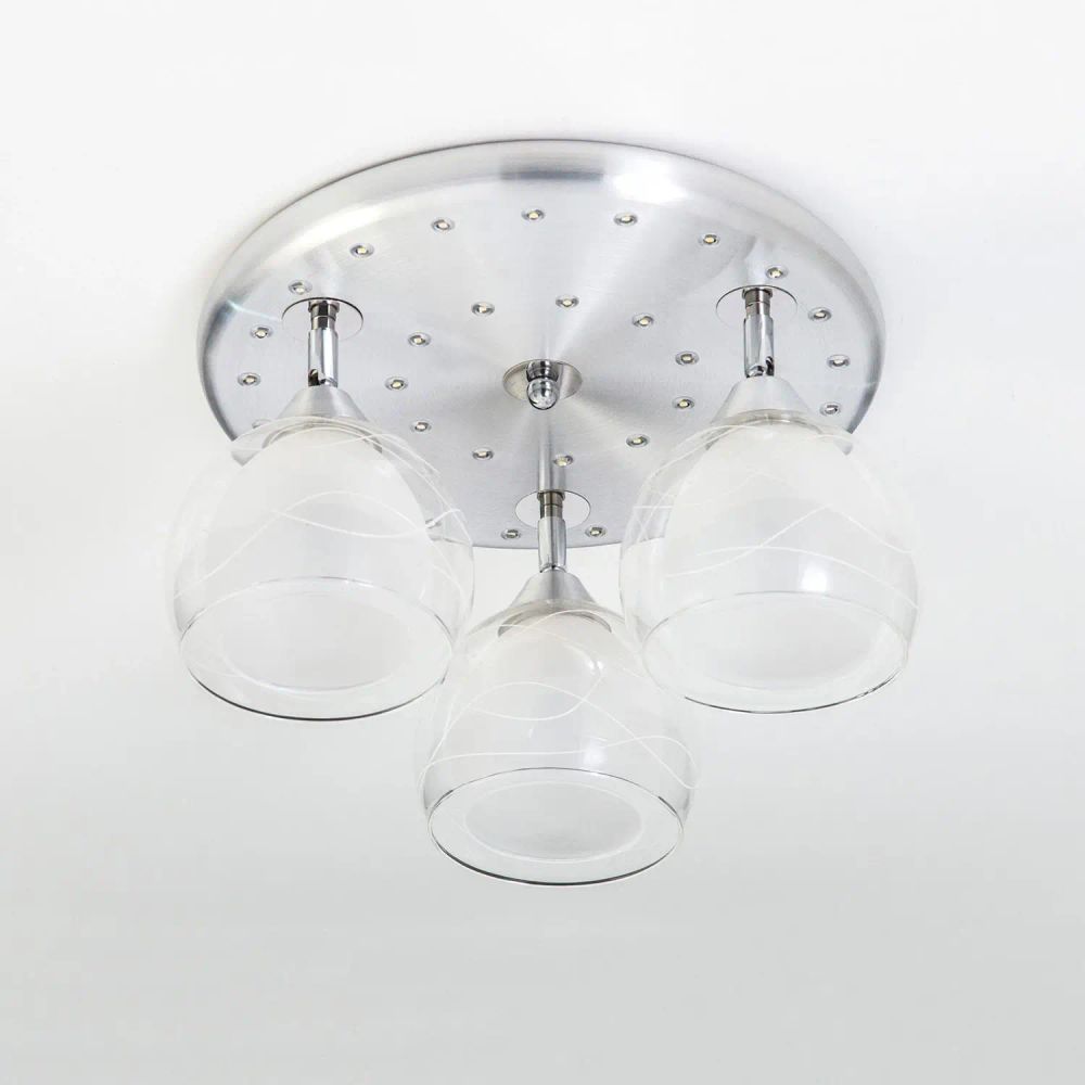 Citilux Самба CL158132 Люстра с поворотными плафонами Алюминий Хром