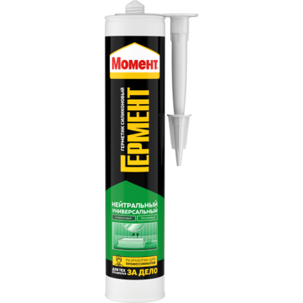 Герметик Момент 3000271 Гермент силиконовый нейтральный универсальный прозрачный 280 мл