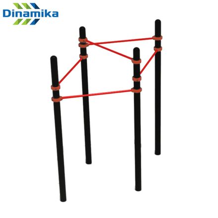 Турник двойной треугольник круглый профиль D76