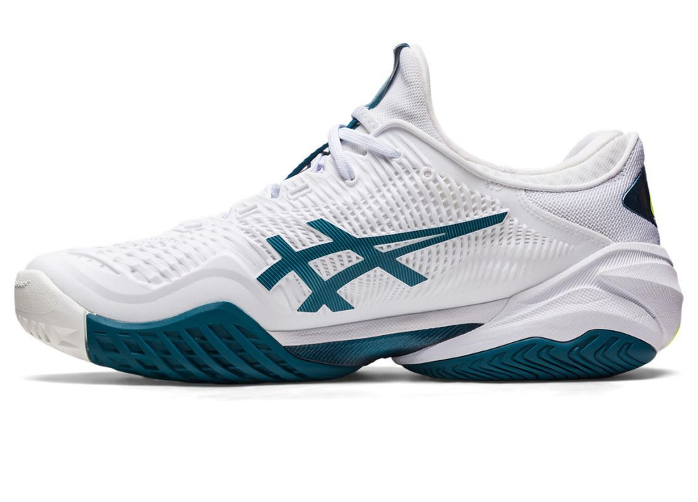 Мужские кроссовки теннисные Asics Court FF 3 - white/gris blue