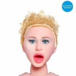 Надувная секс-кукла с вибрацией Оливия (Цвет: телесный)