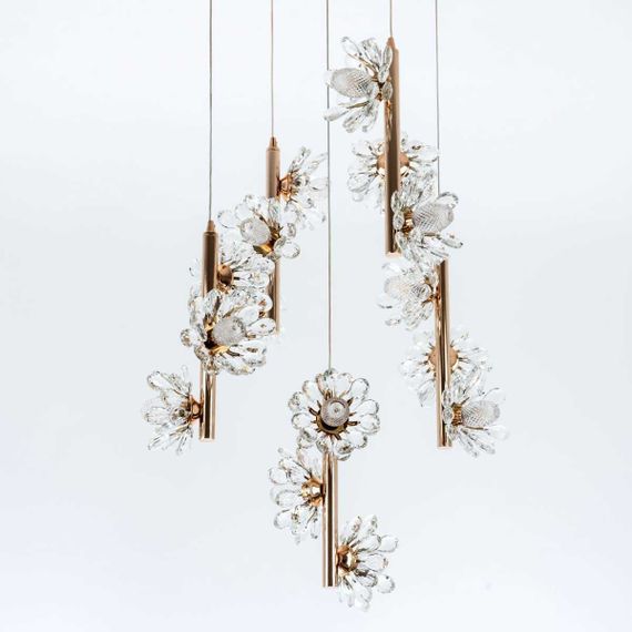 Подвесная люстра Modelux ML.1855.15 GD