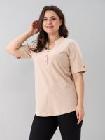 Блузка БЛ-122/фламли-бежевый