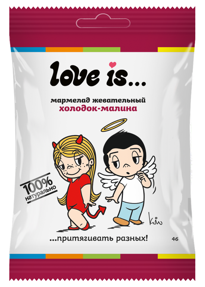 Мармелад LOVE IS ЖуйМиксик вкус Холодок-Малина 25 г