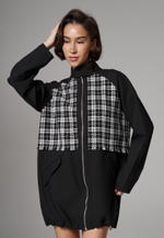 Бомбер удлиненный